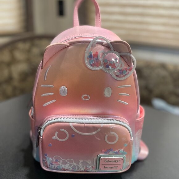 ✨ Loungefly x Sanrio Hello Kitty 50th Anniversary Mini Backpack – NWT ✨ - Picture 6 of 11
